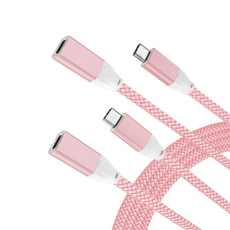 3.2 USB C延长线-粉色